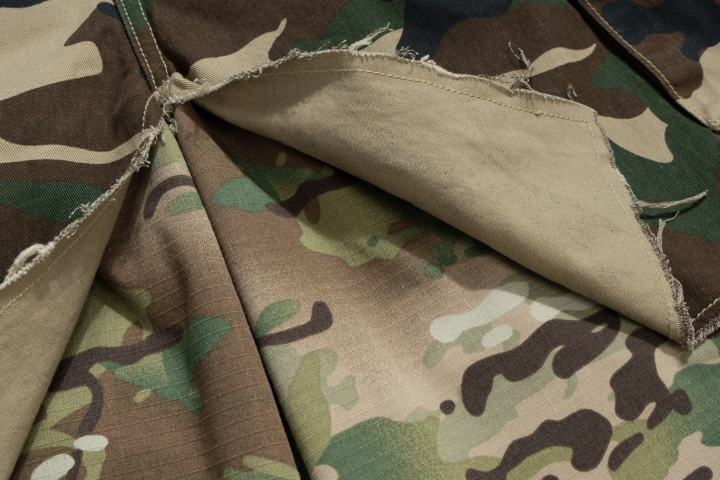 CapCabin Tactical Patchwork Camo Shorts