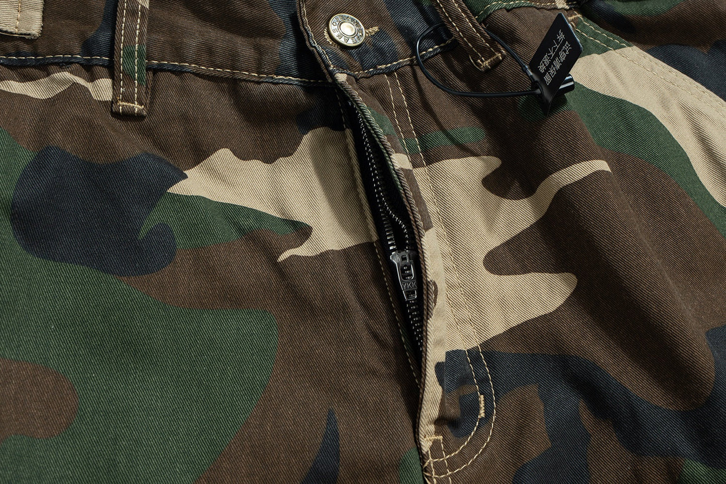 CapCabin Tactical Patchwork Camo Shorts