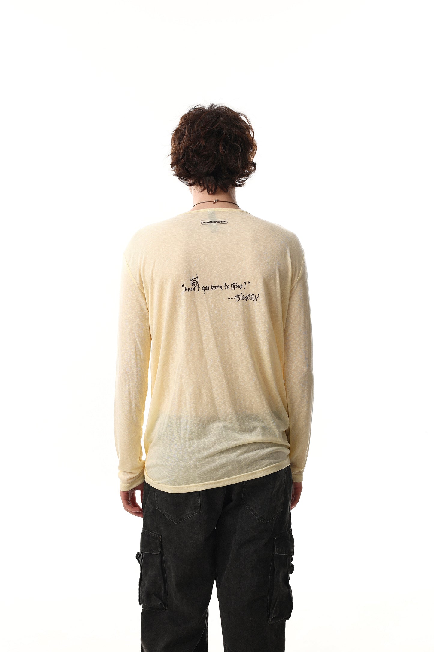CapCabin Graphic Long Sleeve Henley Tee