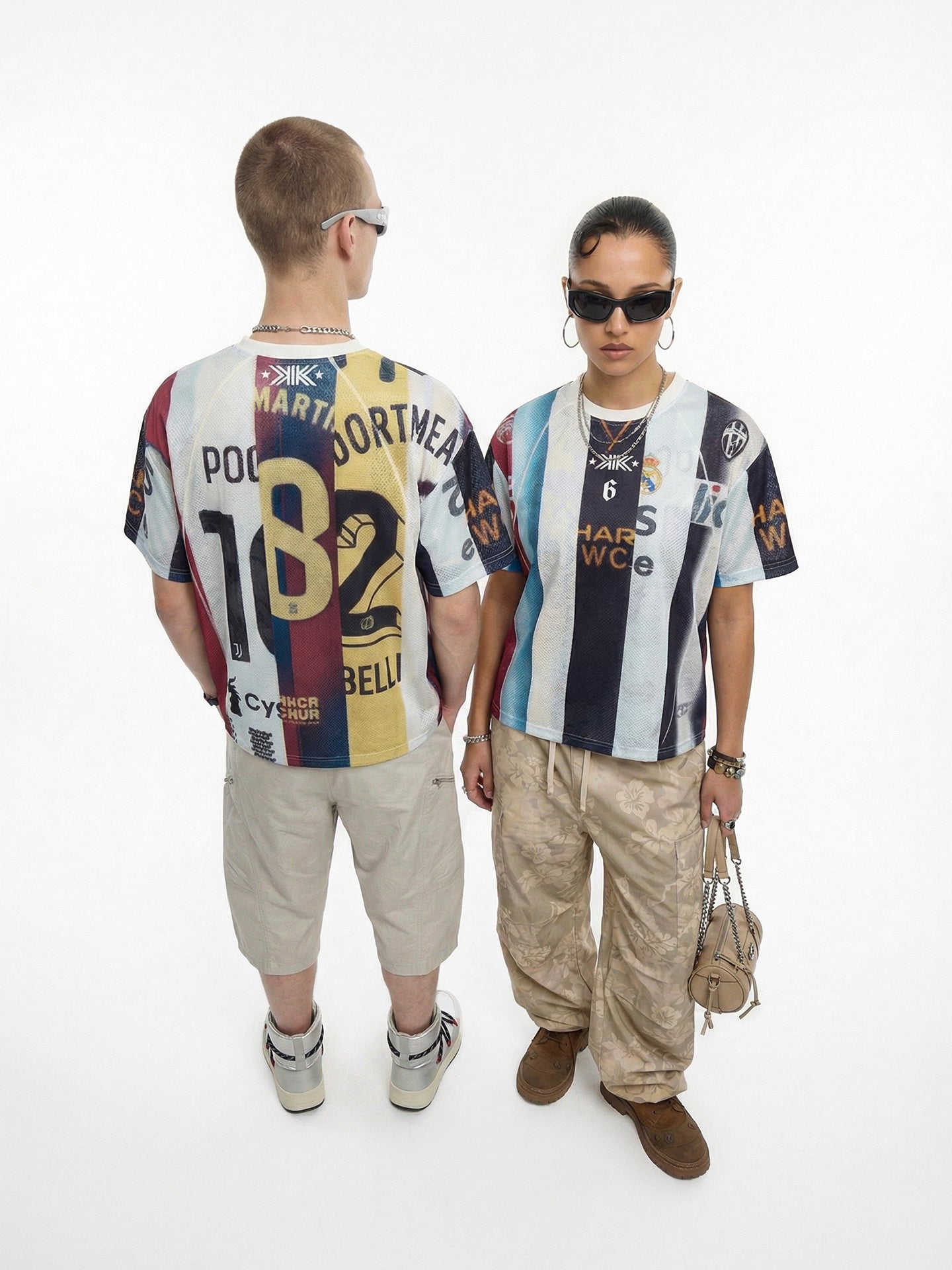 CapCabin Vintage Football Patchwork Jersey
