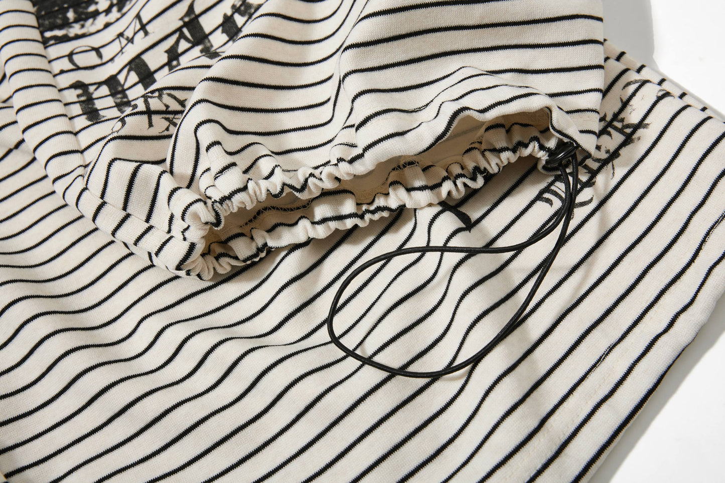 CapCabin “Striped Gothic Draped Pants”