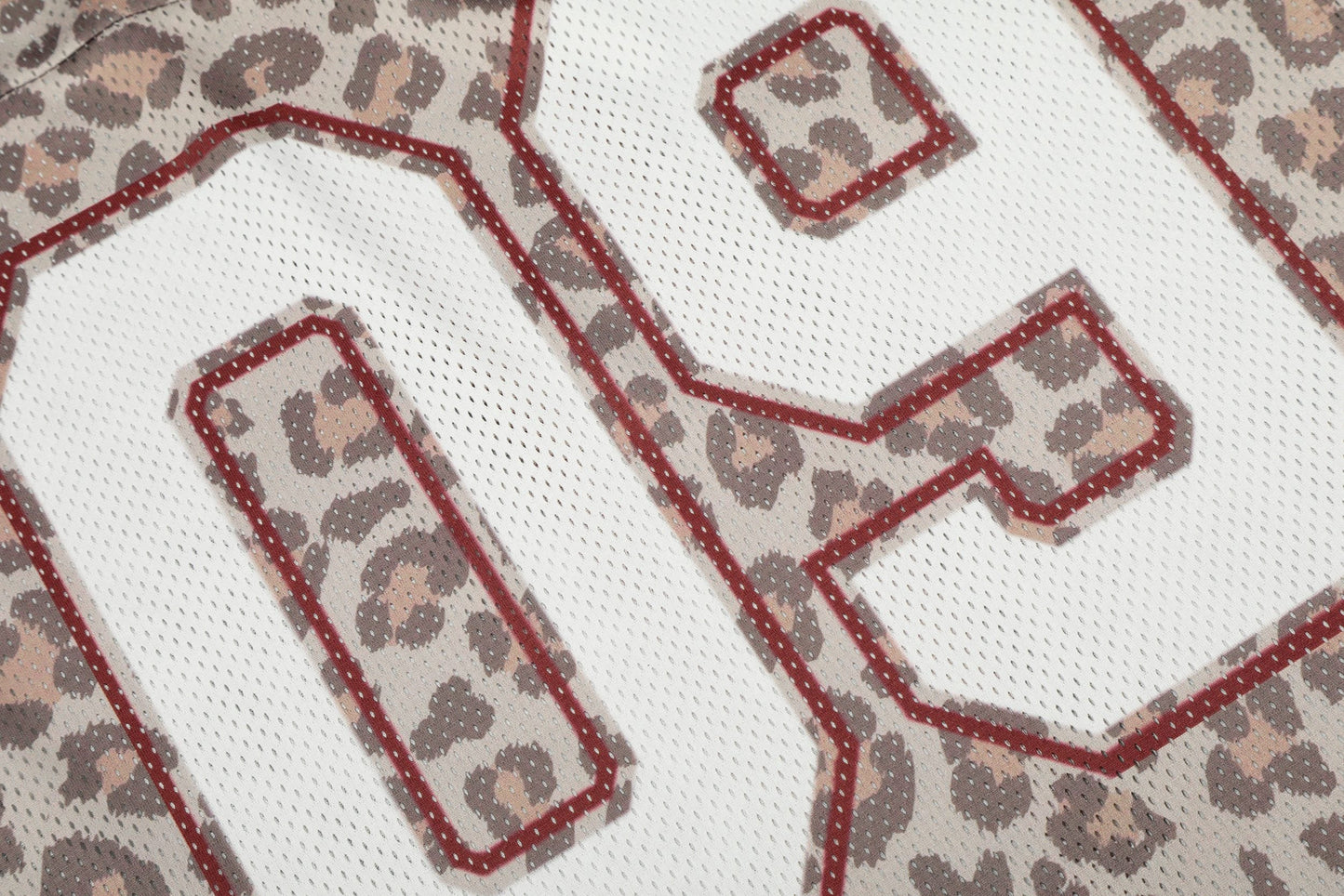CapCabin “Leopard Varsity Mesh Jersey”