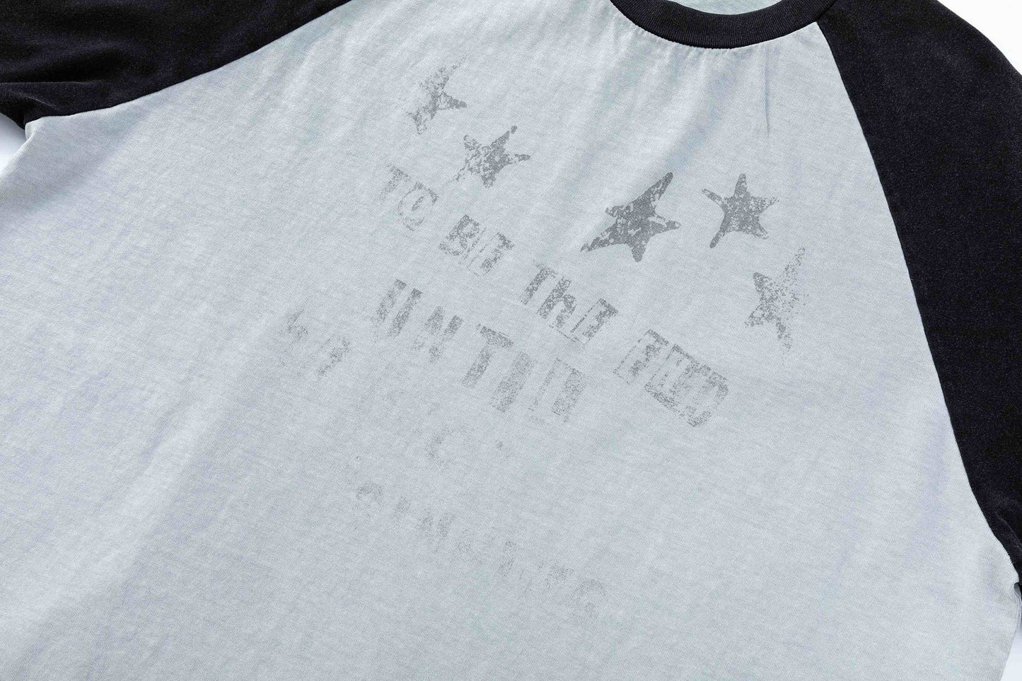 CapCabin Distressed Star Raglan T-Shirt