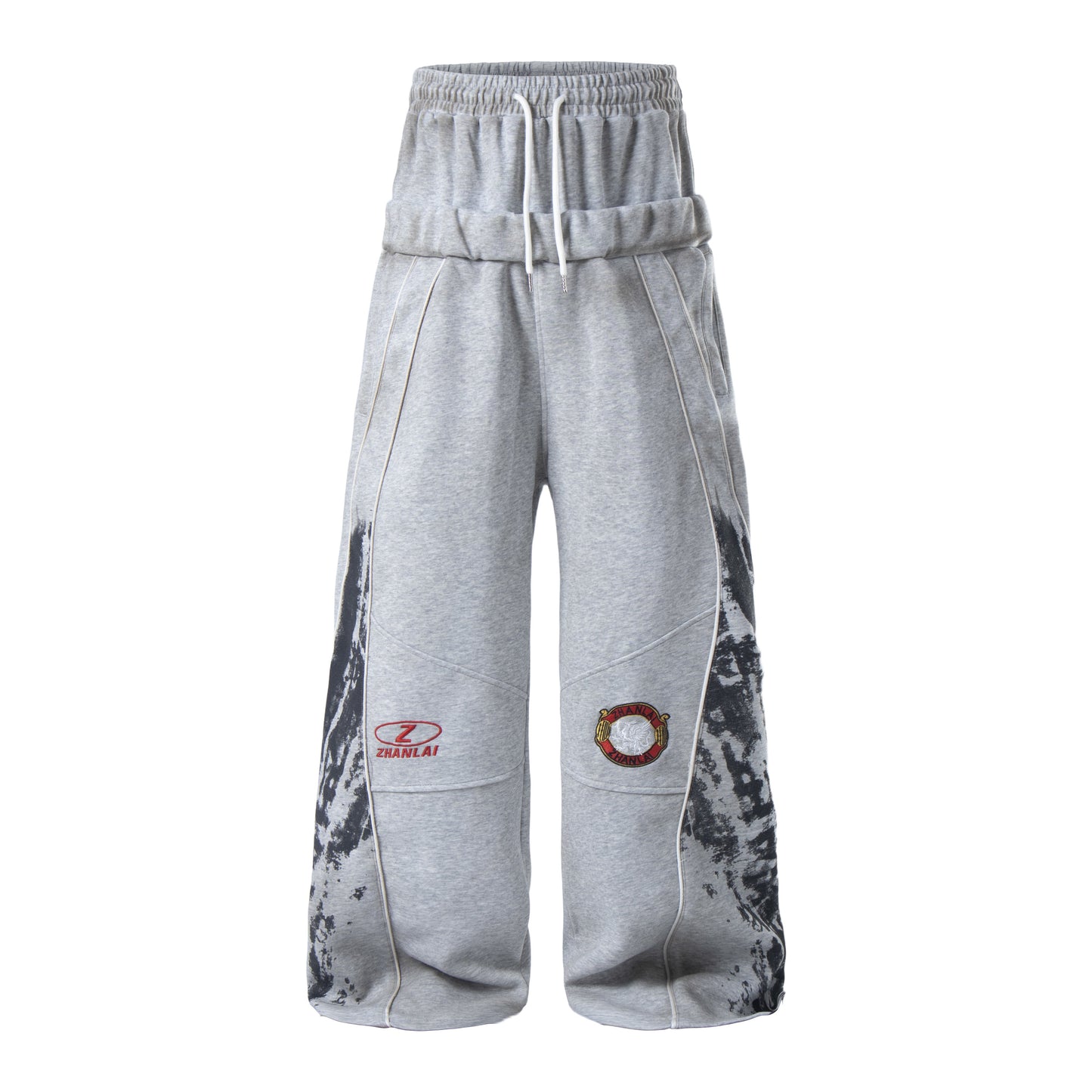 CapCabin Tech Panel Wide-Leg Sweatpants