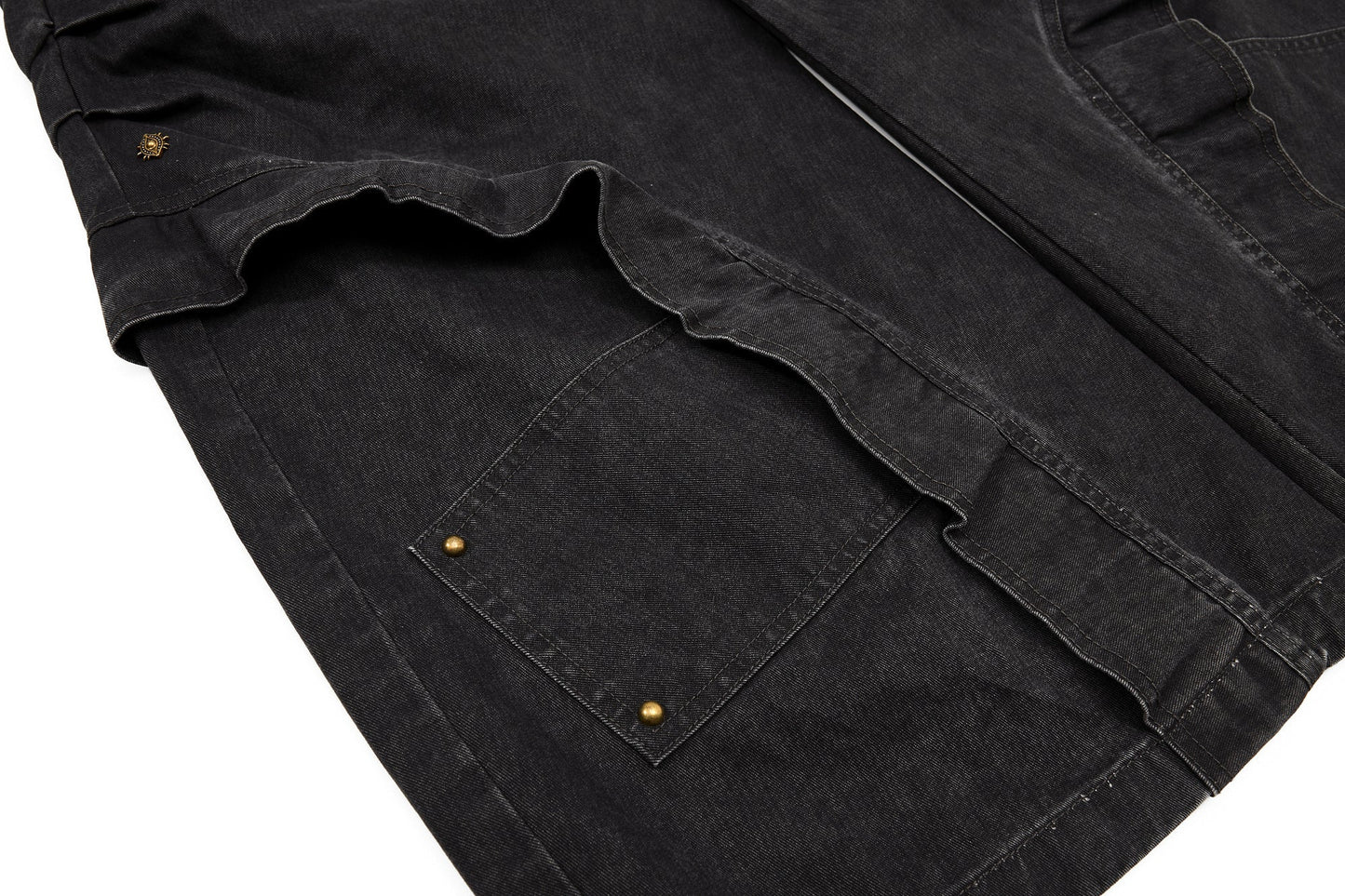 CapCabin Multi-Zip Panel Denim Pants
