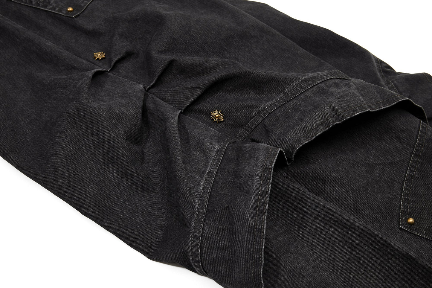 CapCabin Multi-Zip Panel Denim Pants