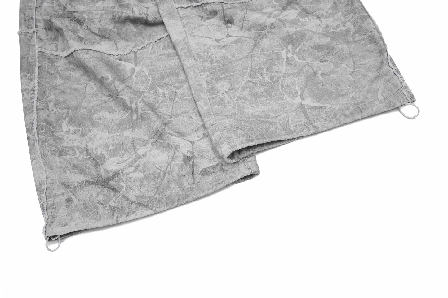 CapCabin “Washed Marble Wide-Leg Pants”
