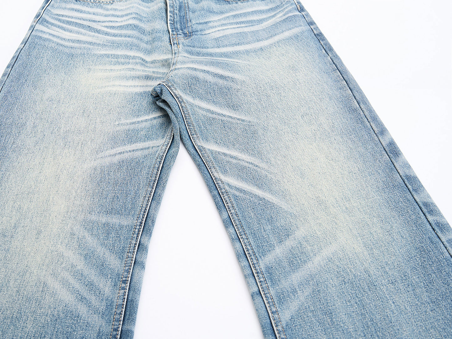 CapCabin Washed Wide-Leg Denim Jeans