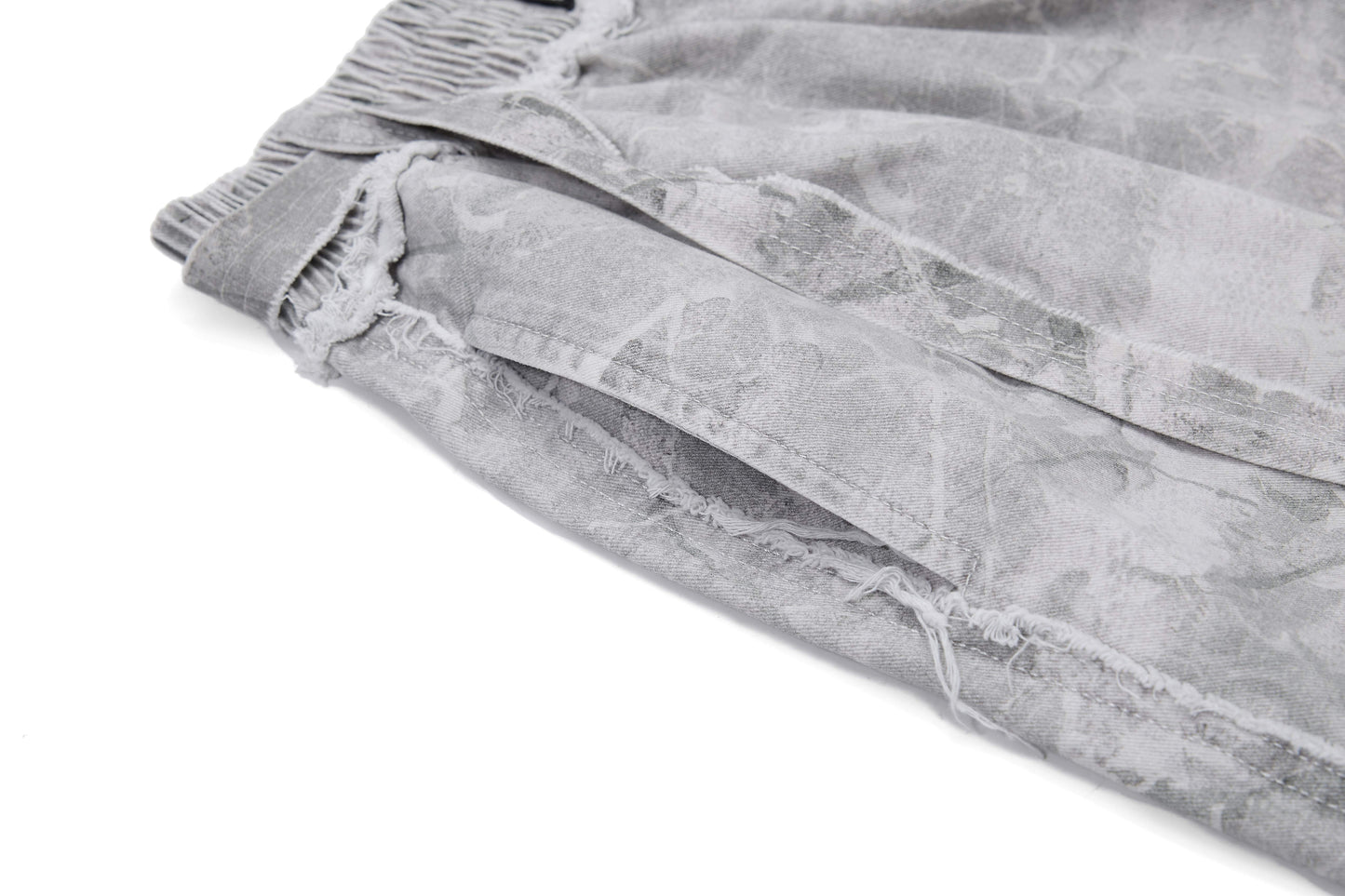 CapCabin “Washed Marble Wide-Leg Pants”