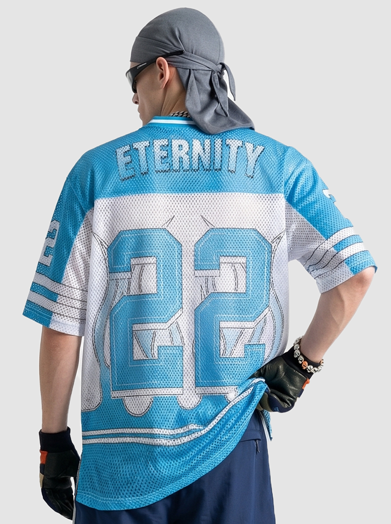 CapCabin “Eternity 22 Flame” Mesh Jersey T-Shirt