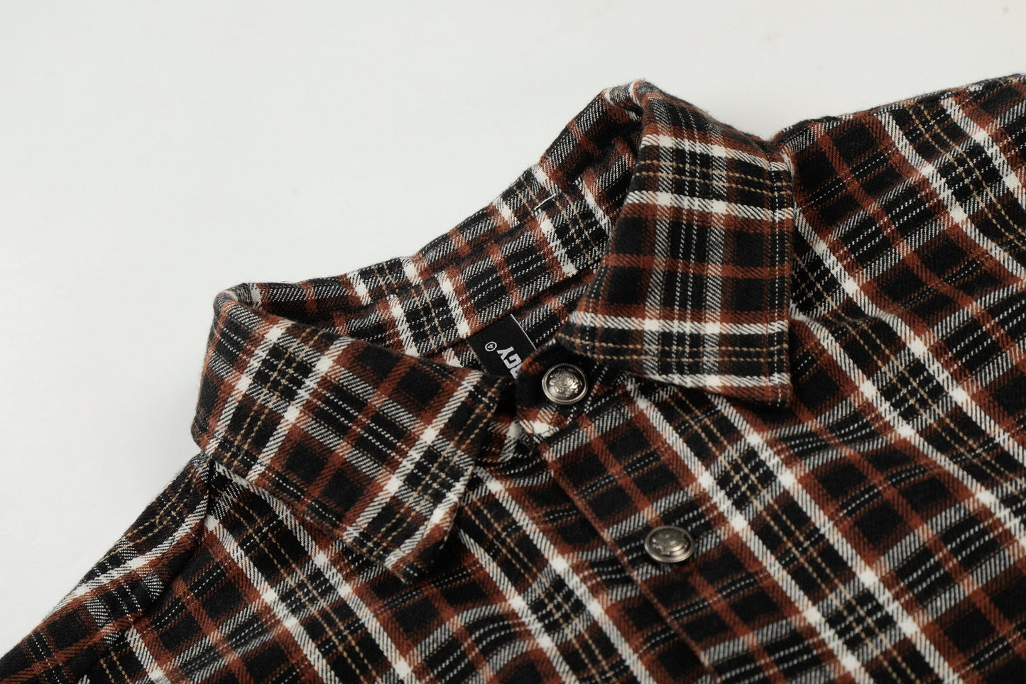 CapCabin “Distressed Plaid Short Sleeve Shirt”