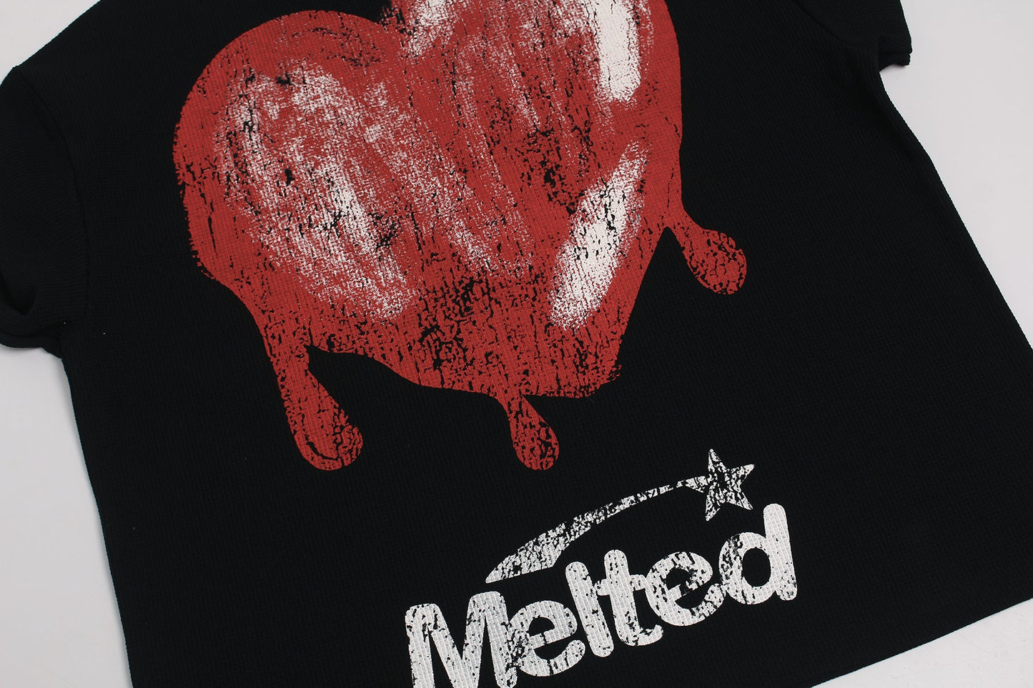 CapCabin Melted Heart Ribcage Graphic Tee
