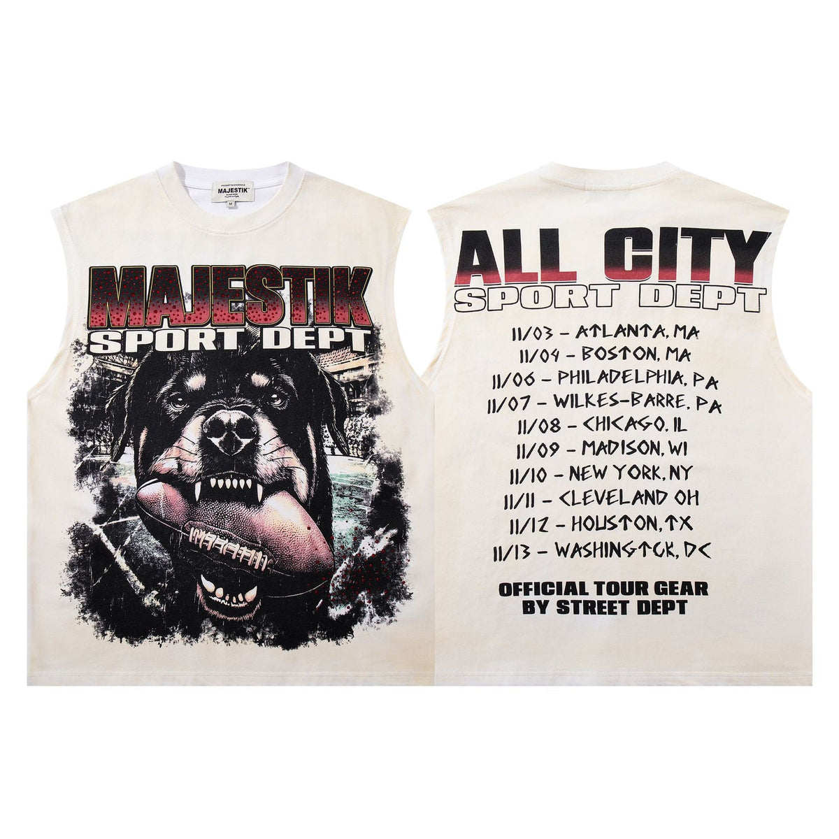 Majestik Sport Dept Graphic Tank Top