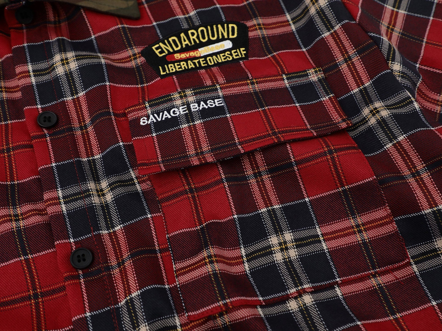 CapCabin “Savage Base” Plaid Shirt