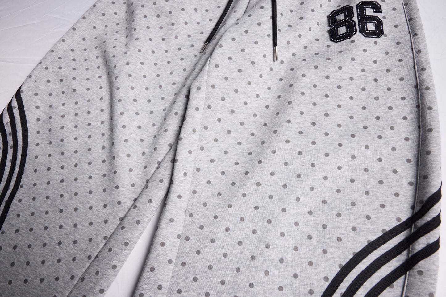 CapCabin Polka Dot Wide-Leg Sweatpants