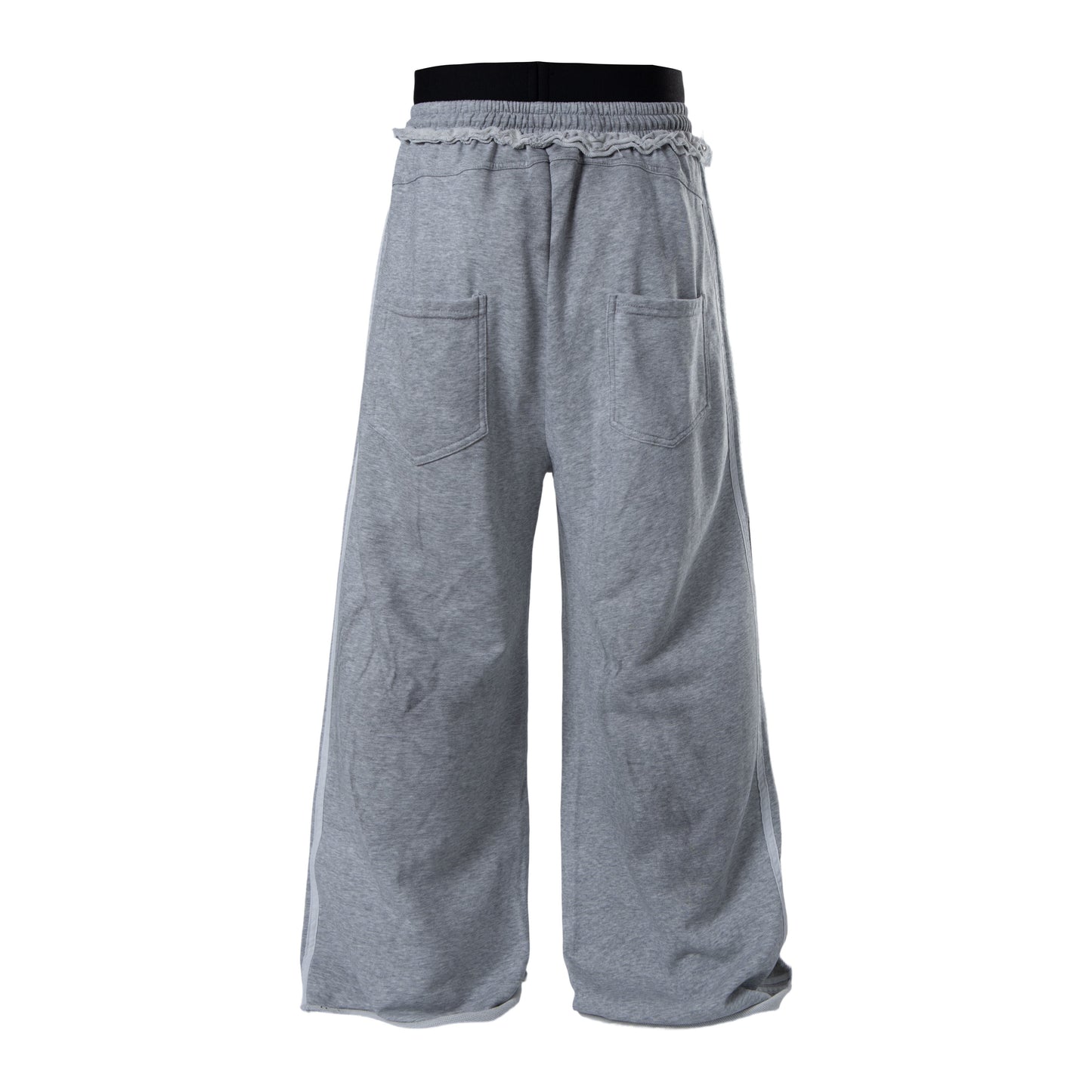 CapCabin Script Graffiti Wide-Leg Sweatpants