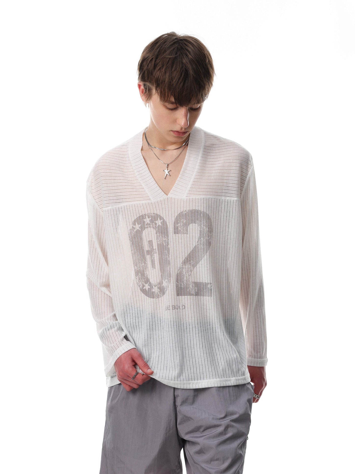 CapCabin “02 Varsity V-Neck Tee”