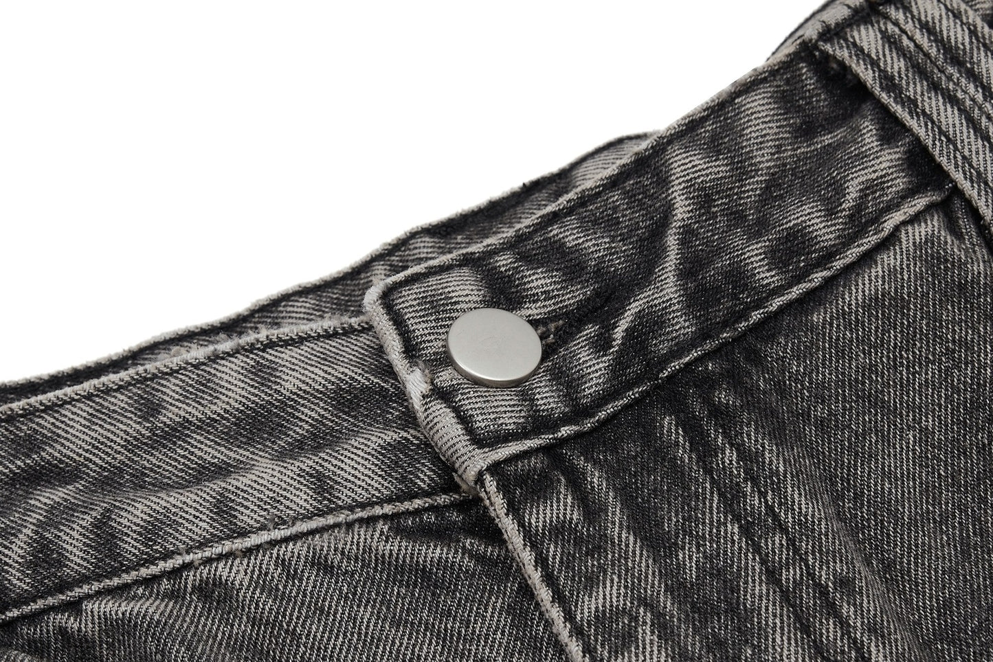CapCabin Distressed Studded Denim Pants