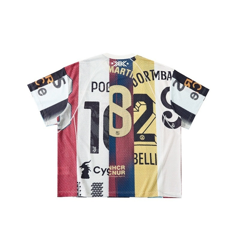 CapCabin Vintage Football Patchwork Jersey