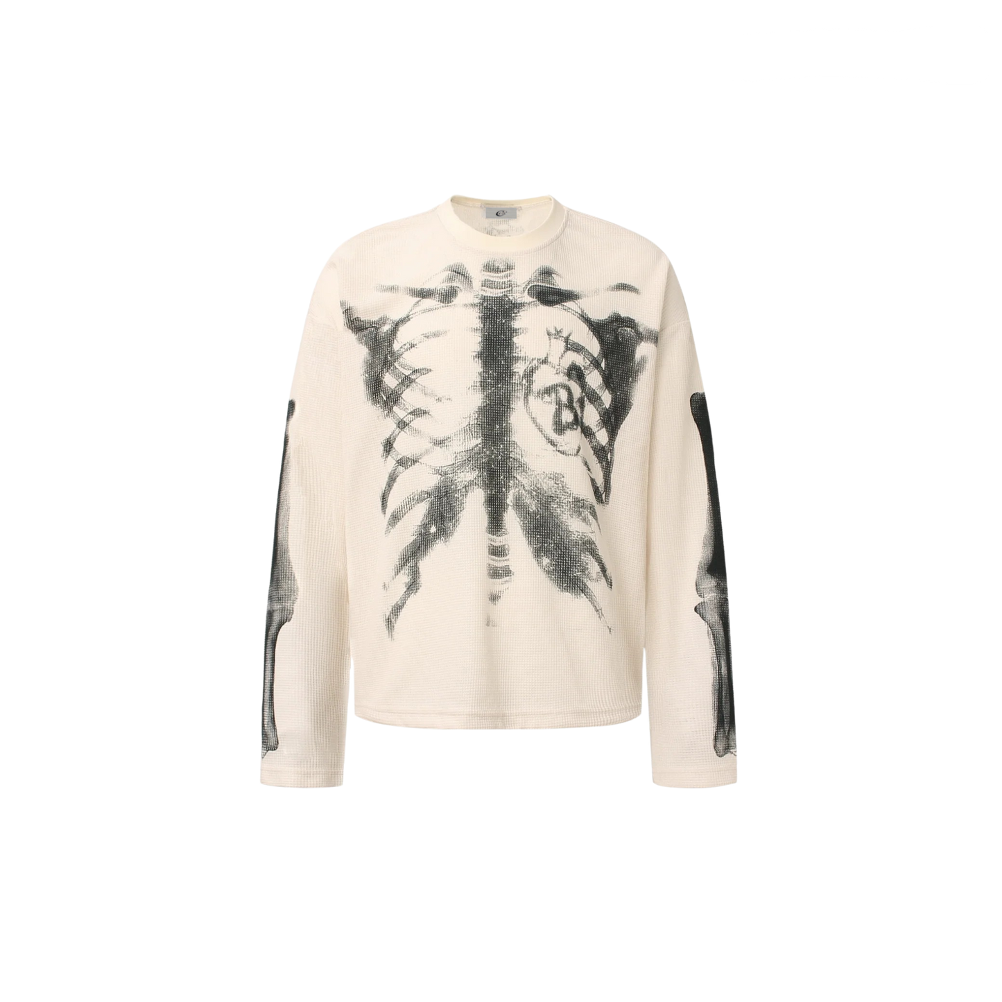 CapCabin Skeleton Print Long Sleeve Tee