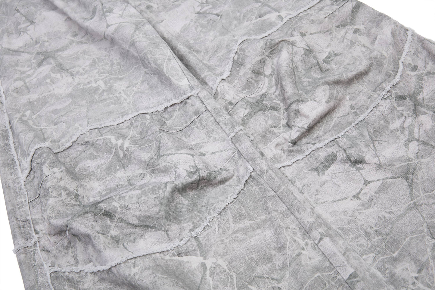 CapCabin “Washed Marble Wide-Leg Pants”