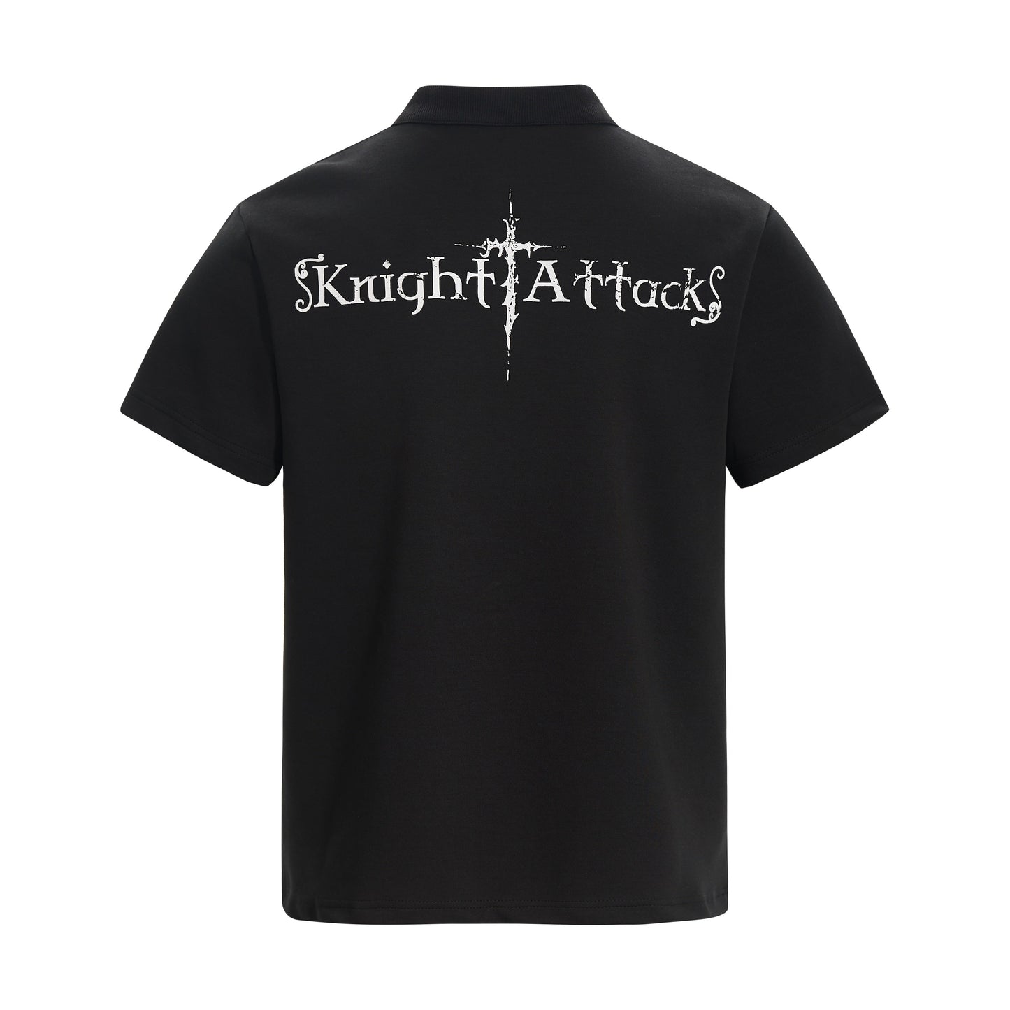 CapCabin “Knight Attack Graphic Polo Tee”