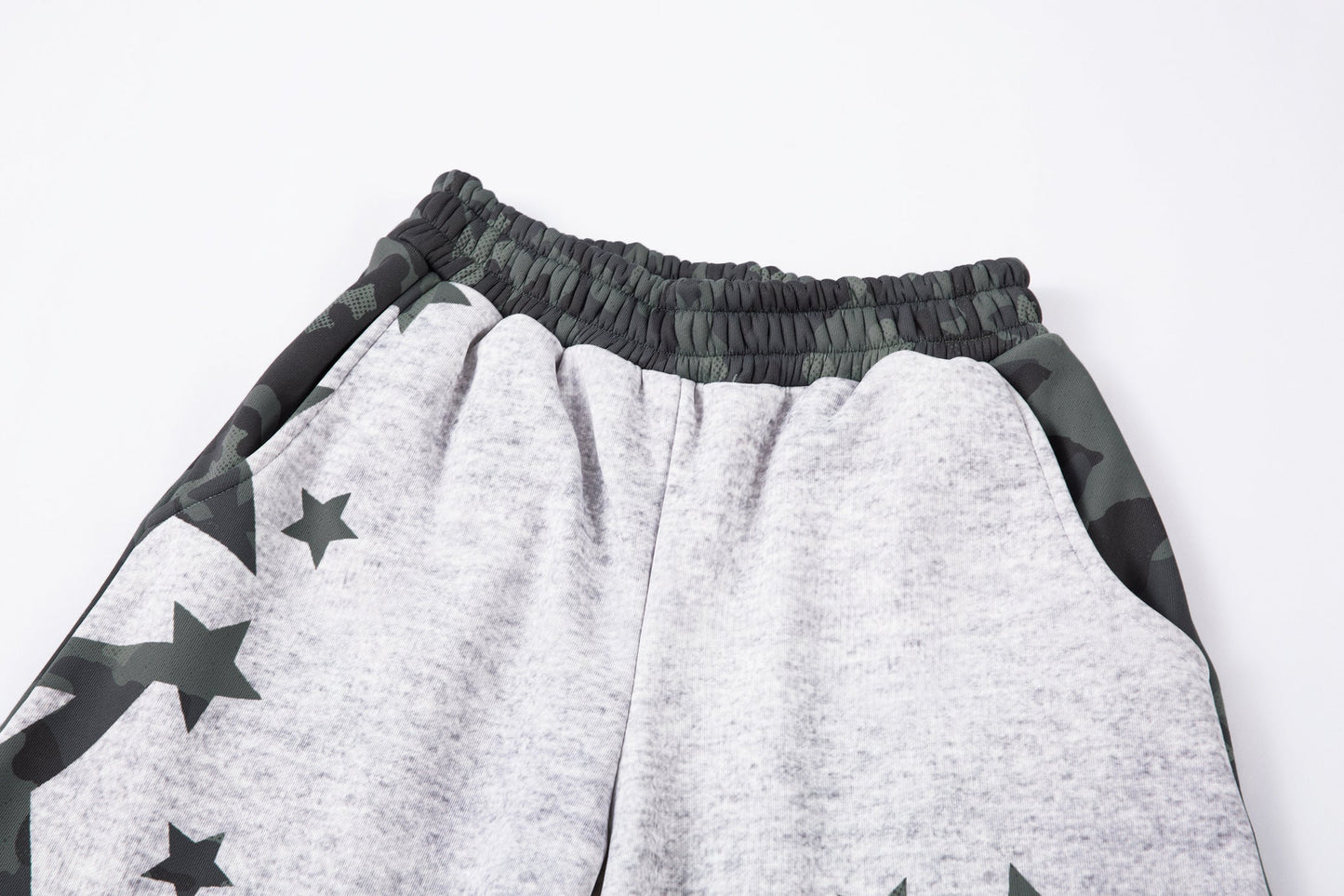CapCabin Camo Star Wide-Leg Sweatpants