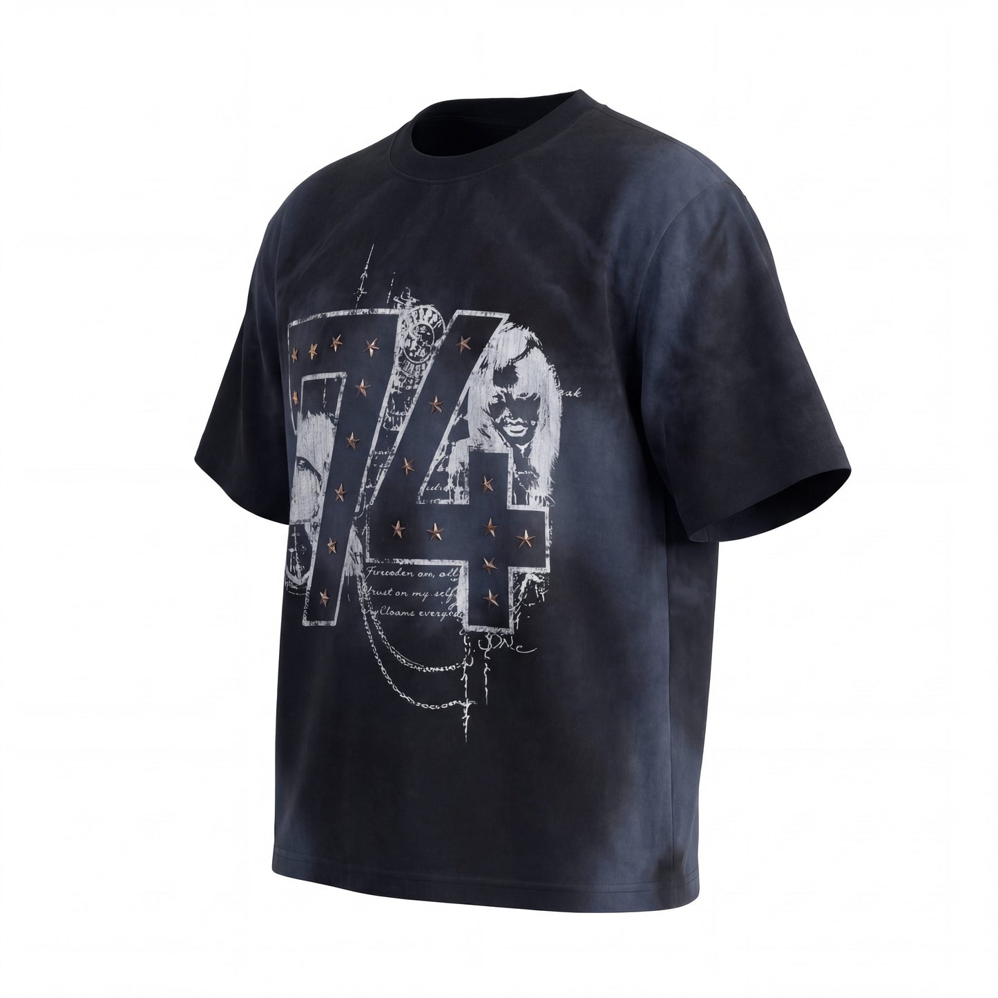 CapCabin “74 Star Distressed Graphic Tee”
