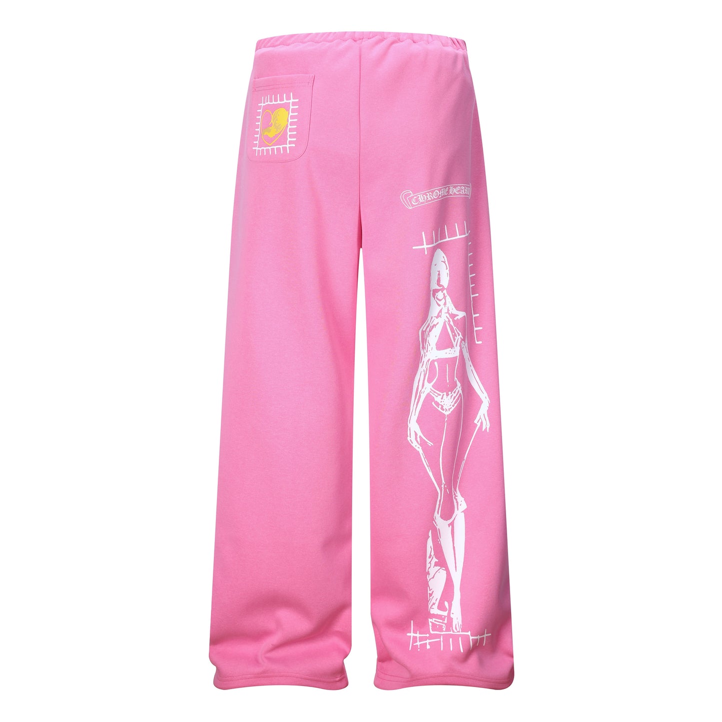 CapCabin Graphic Wide-Leg Sweatpants