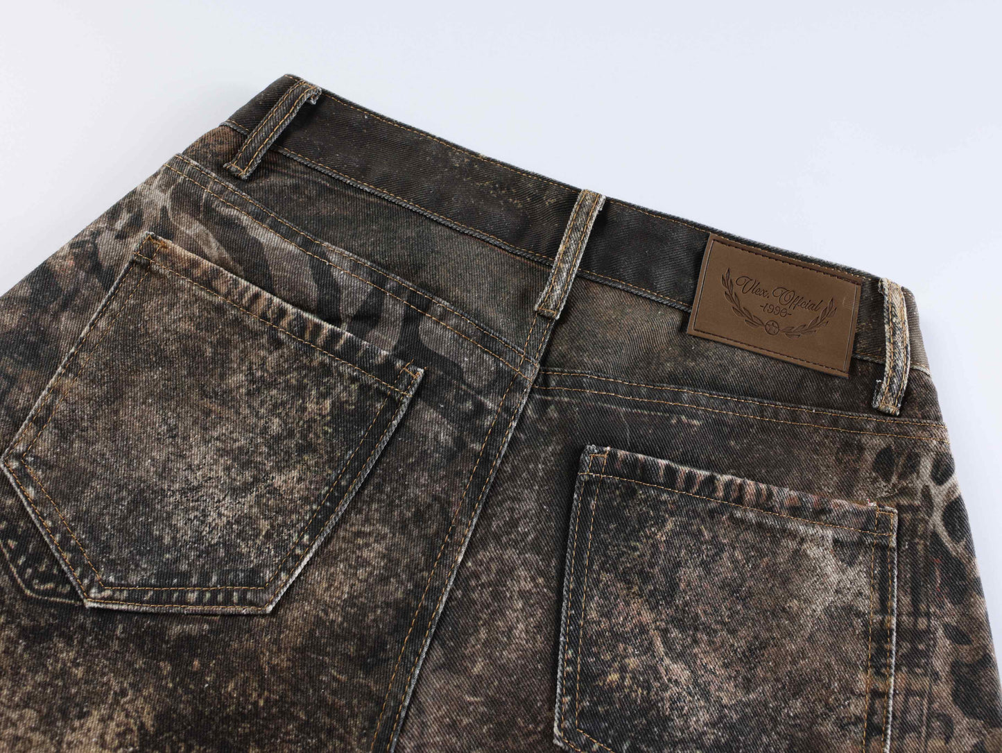 CapCabin “Savage Pattern Balloon Jeans”