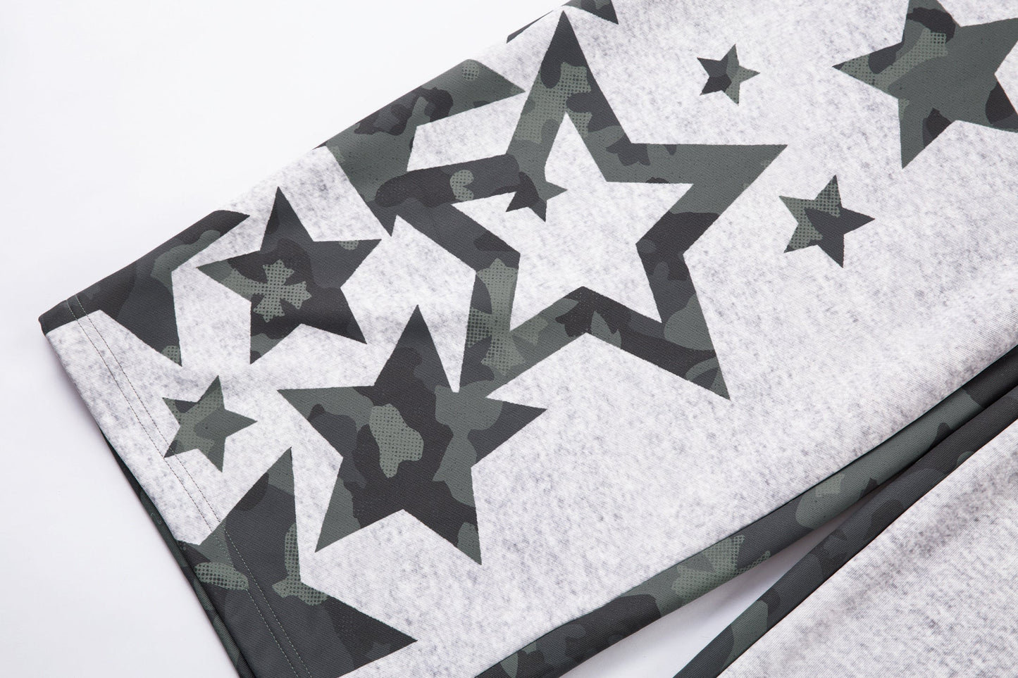 CapCabin Camo Star Wide-Leg Sweatpants