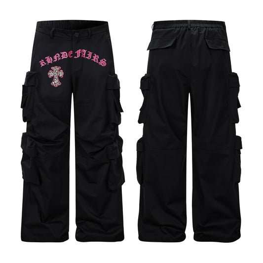 CapCabin Gothic Cross Cargo Pants