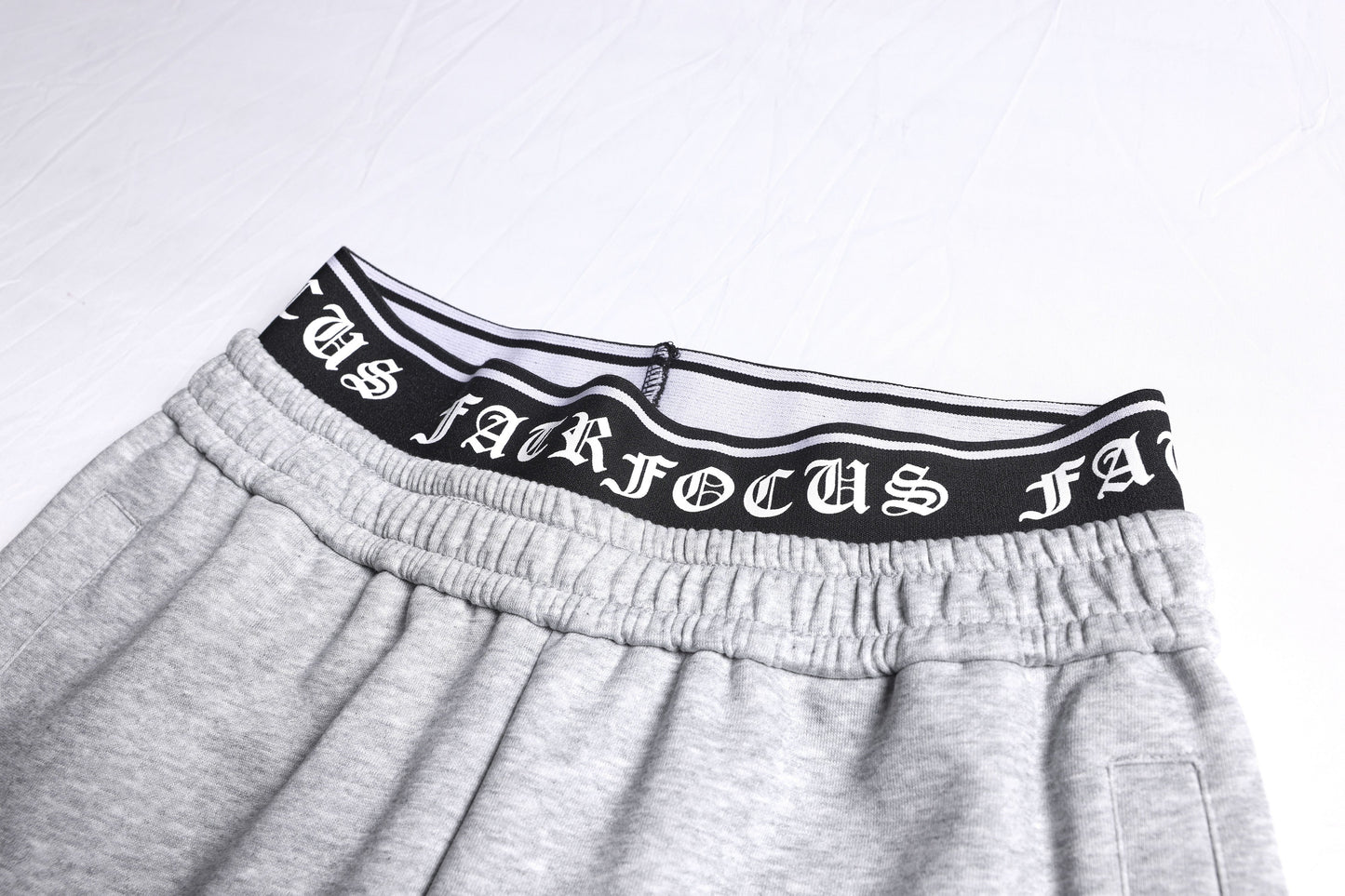 CapCabin Gothic Outline Wide-Leg Sweatpants