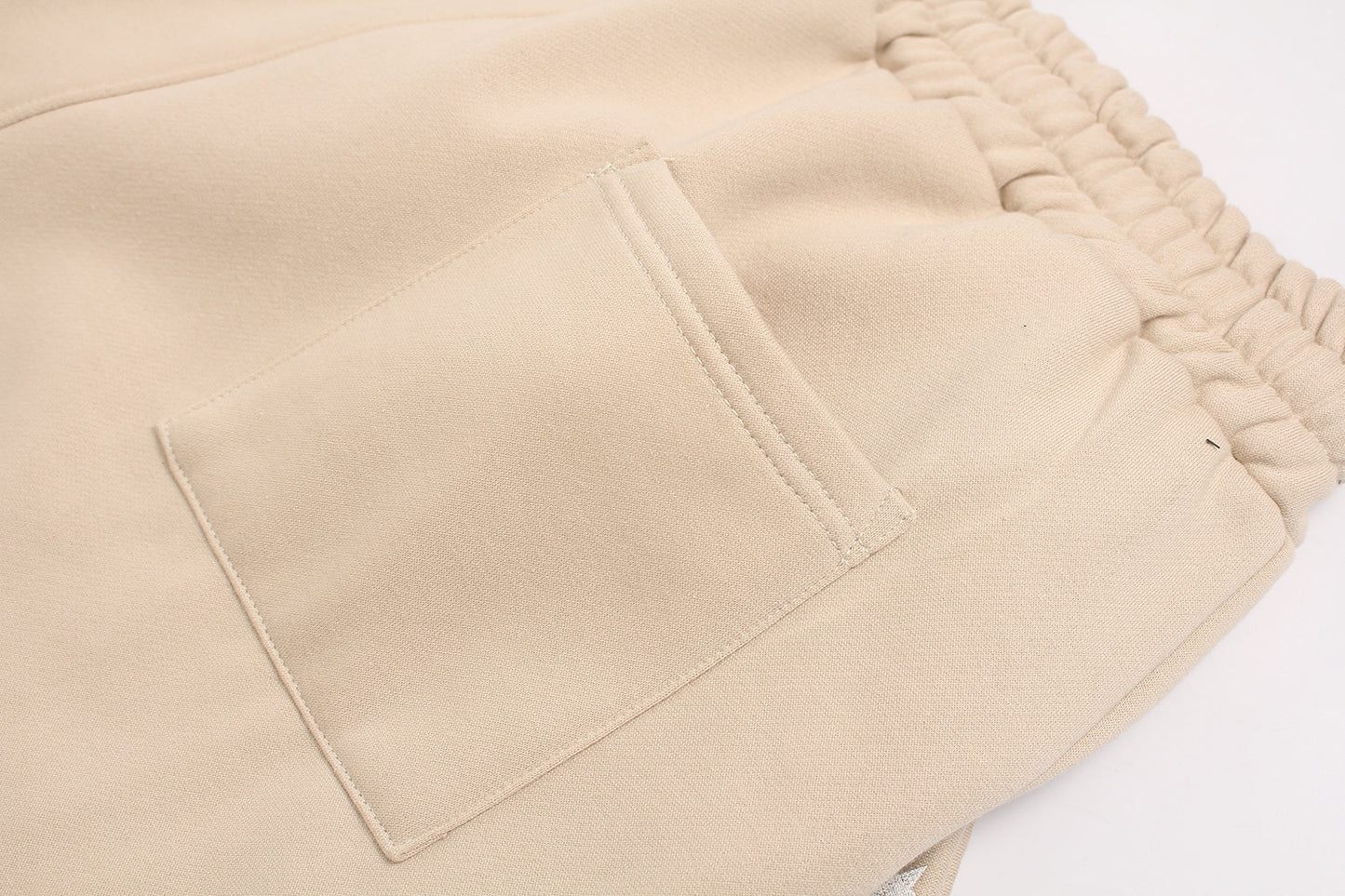 CapCabin Fleece-Lined Retro Letter Wide-Leg Sweatpants