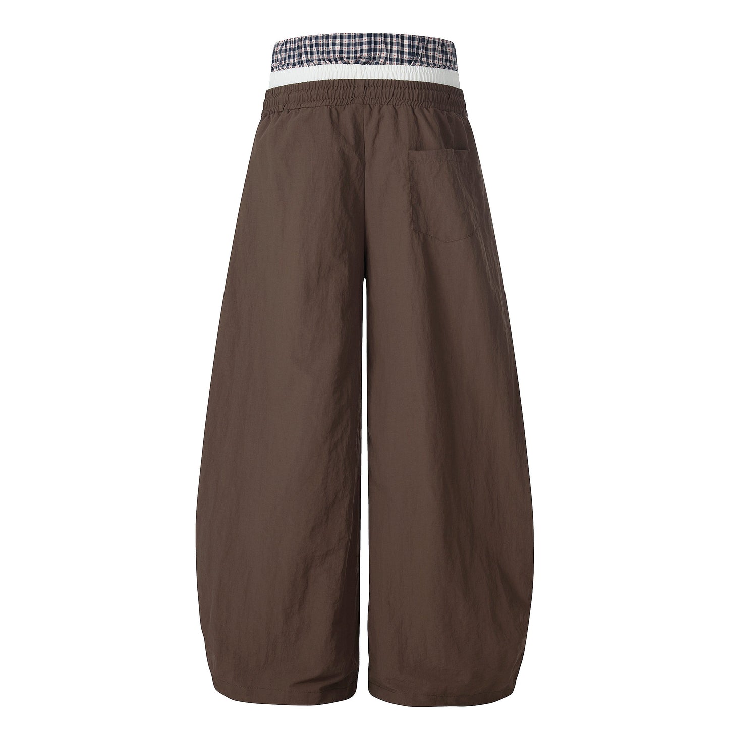 CapCabin Script Logo Wide-Leg Nylon Pants