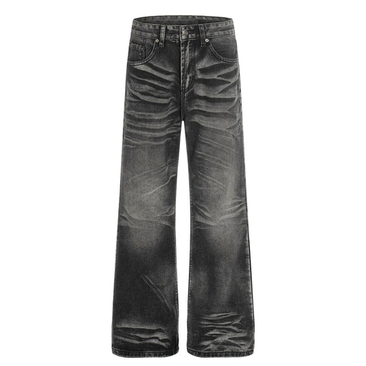 CapCabin Washed Athletic Blend Denim Pants