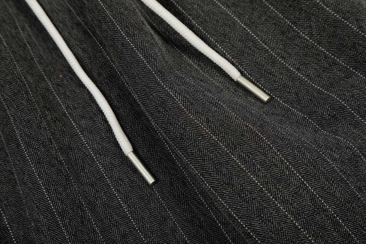CapCabin Pinstripe Wide-Leg Track Pants
