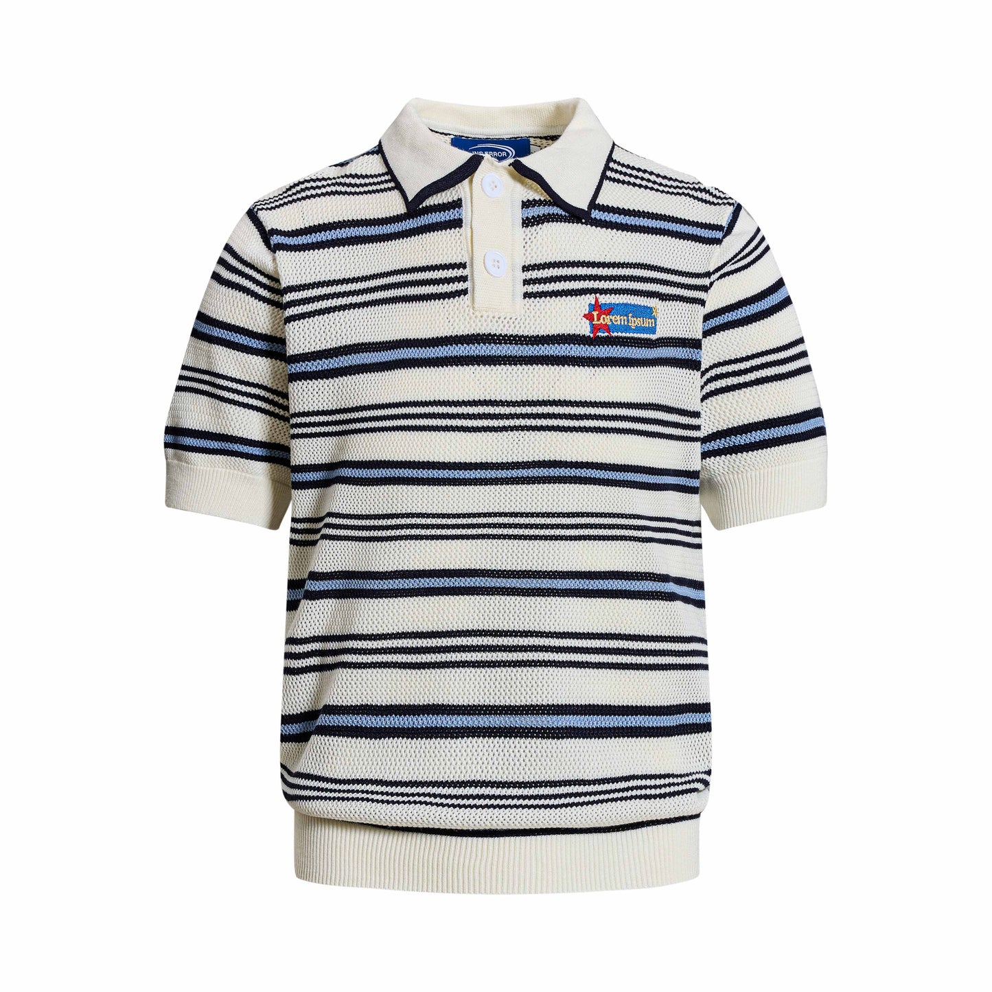 CapCabin “Retro Stripe Knit Polo”