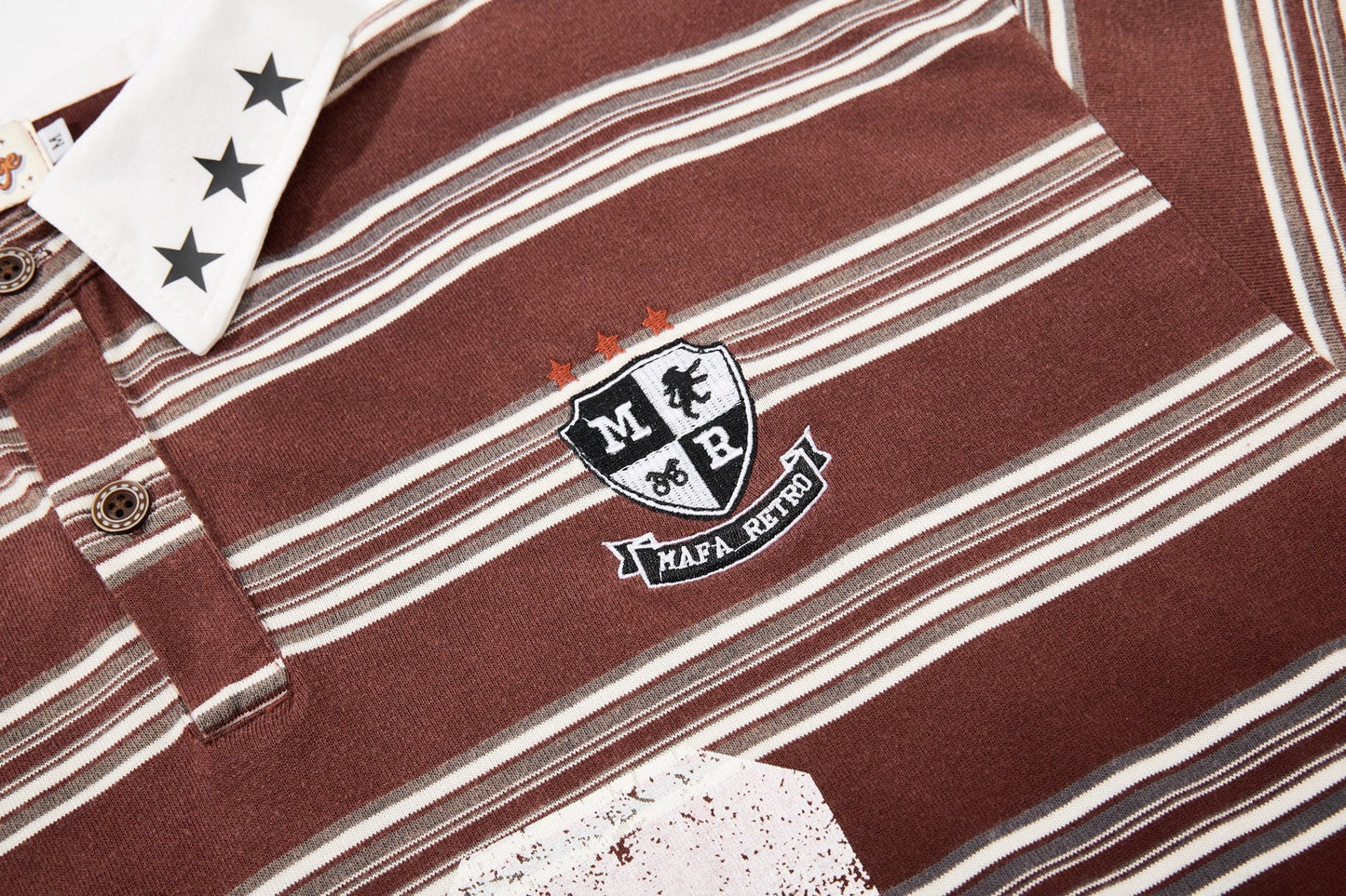 CapCabin “Vintage Stripe Rugby Polo”