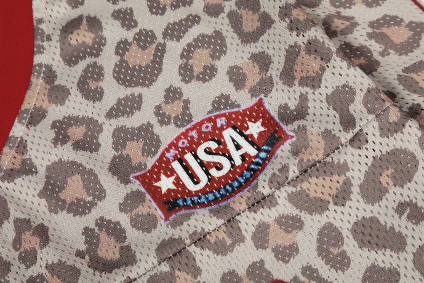CapCabin “Leopard Varsity Mesh Jersey”