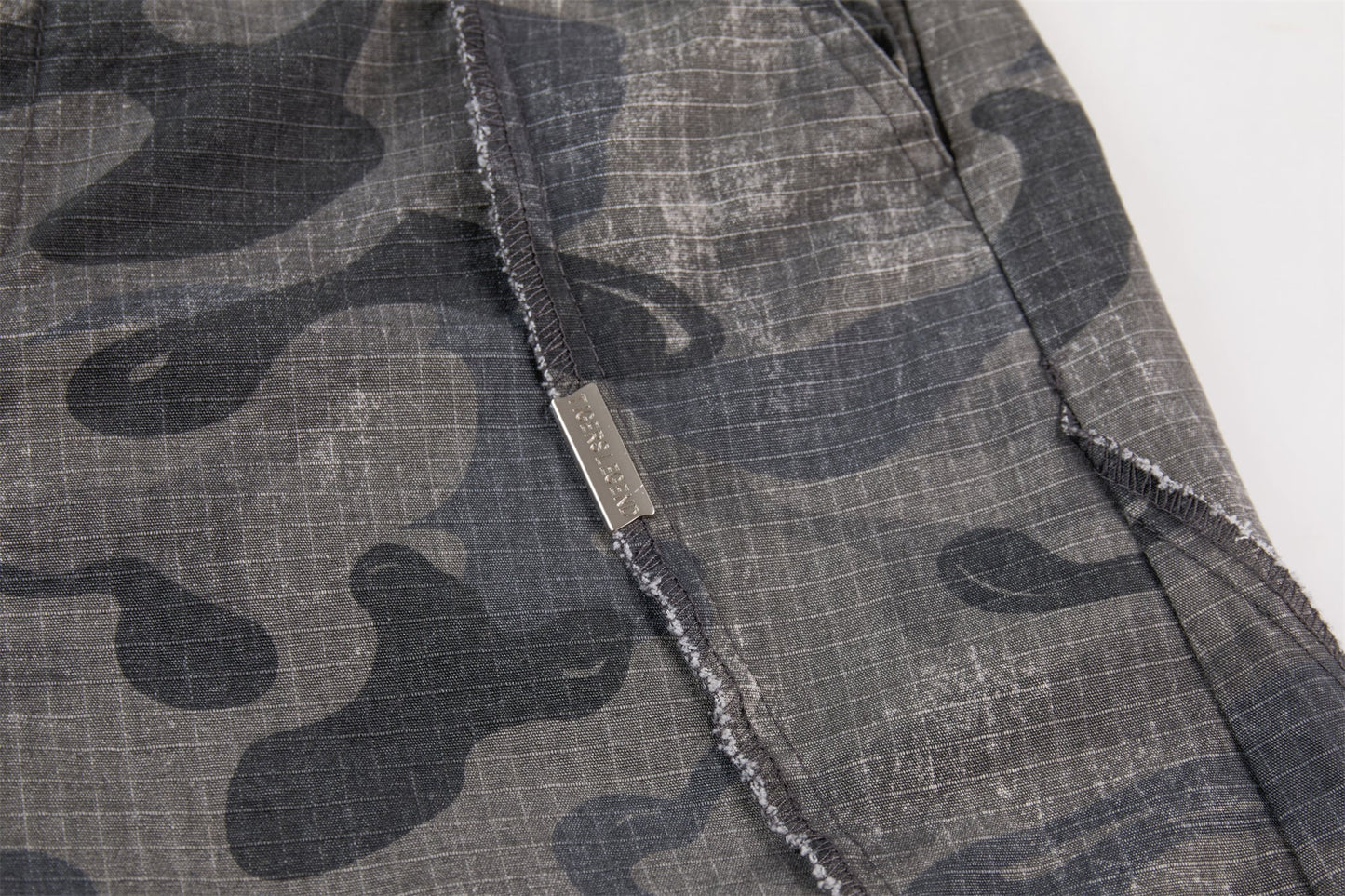 CapCabin Dark Camo Wide-Leg Pants