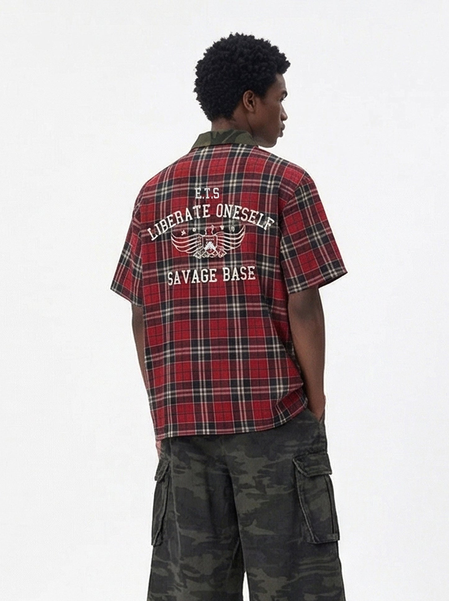 CapCabin “Savage Base” Plaid Shirt