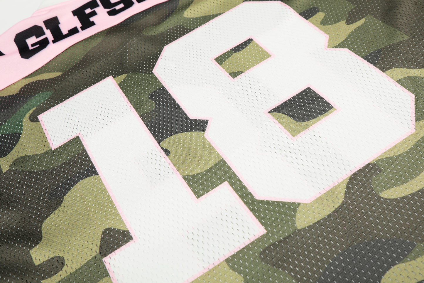CapCabin Pink Camo “18” Mesh Jersey