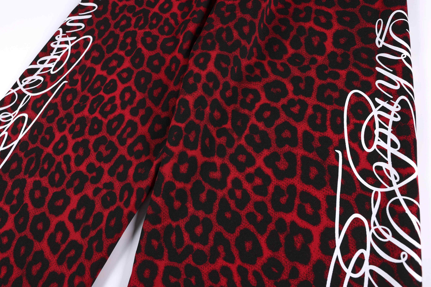 CapCabin Leopard Panel Sweatpants