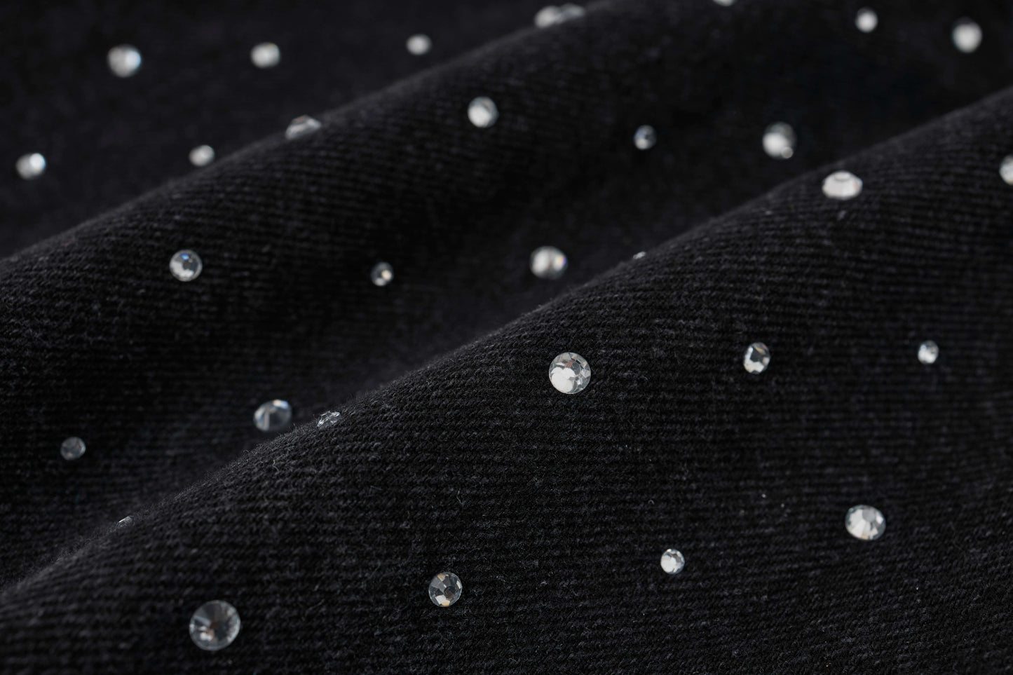 CapCabin Pearl Studded Denim Shorts
