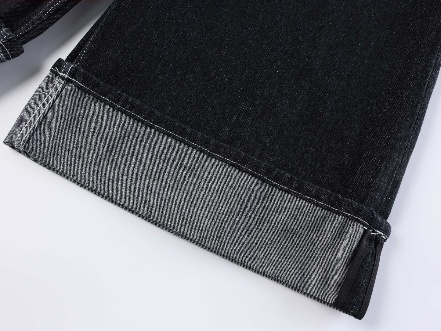 CapCabin Wide-Leg Buckle Denim Shorts
