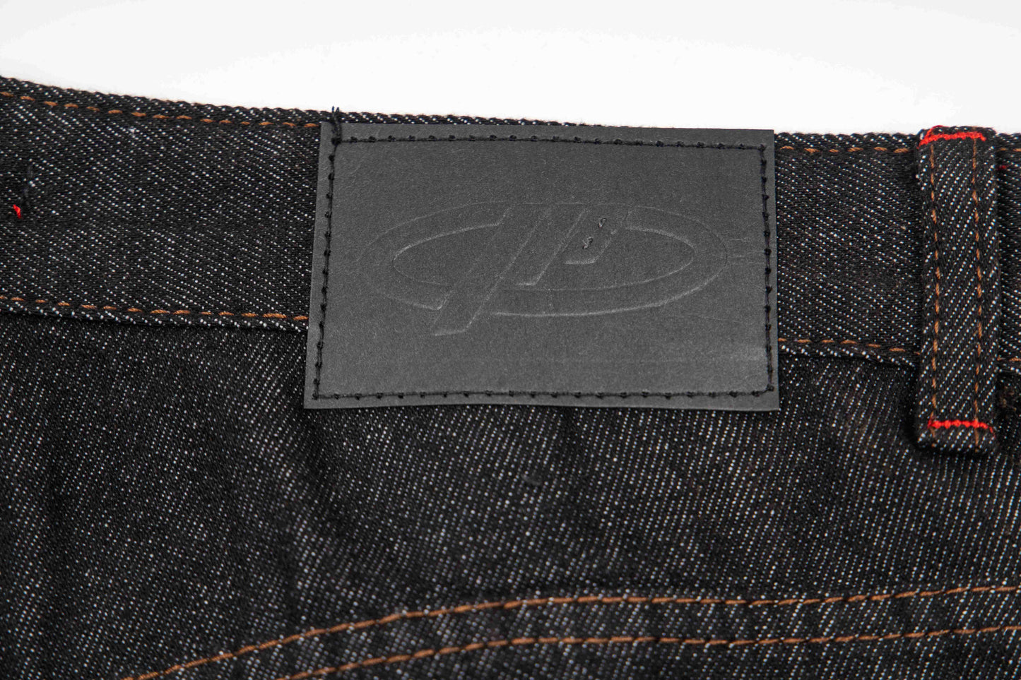 CapCabin Hook Closure Wide-Leg Denim Pants