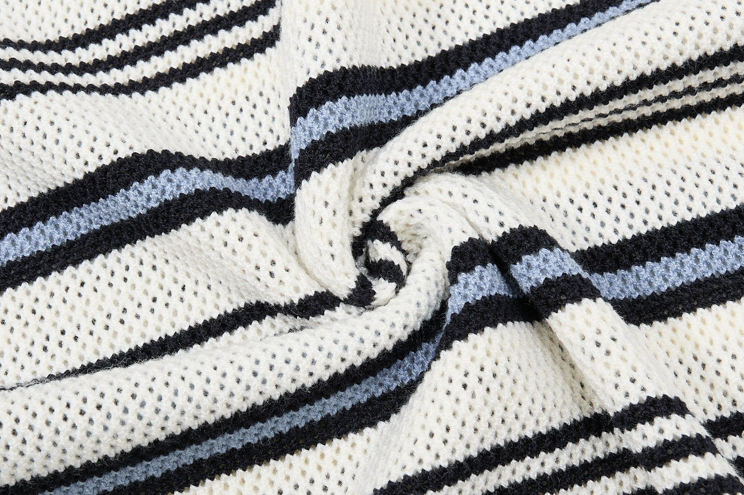 CapCabin “Retro Stripe Knit Polo”