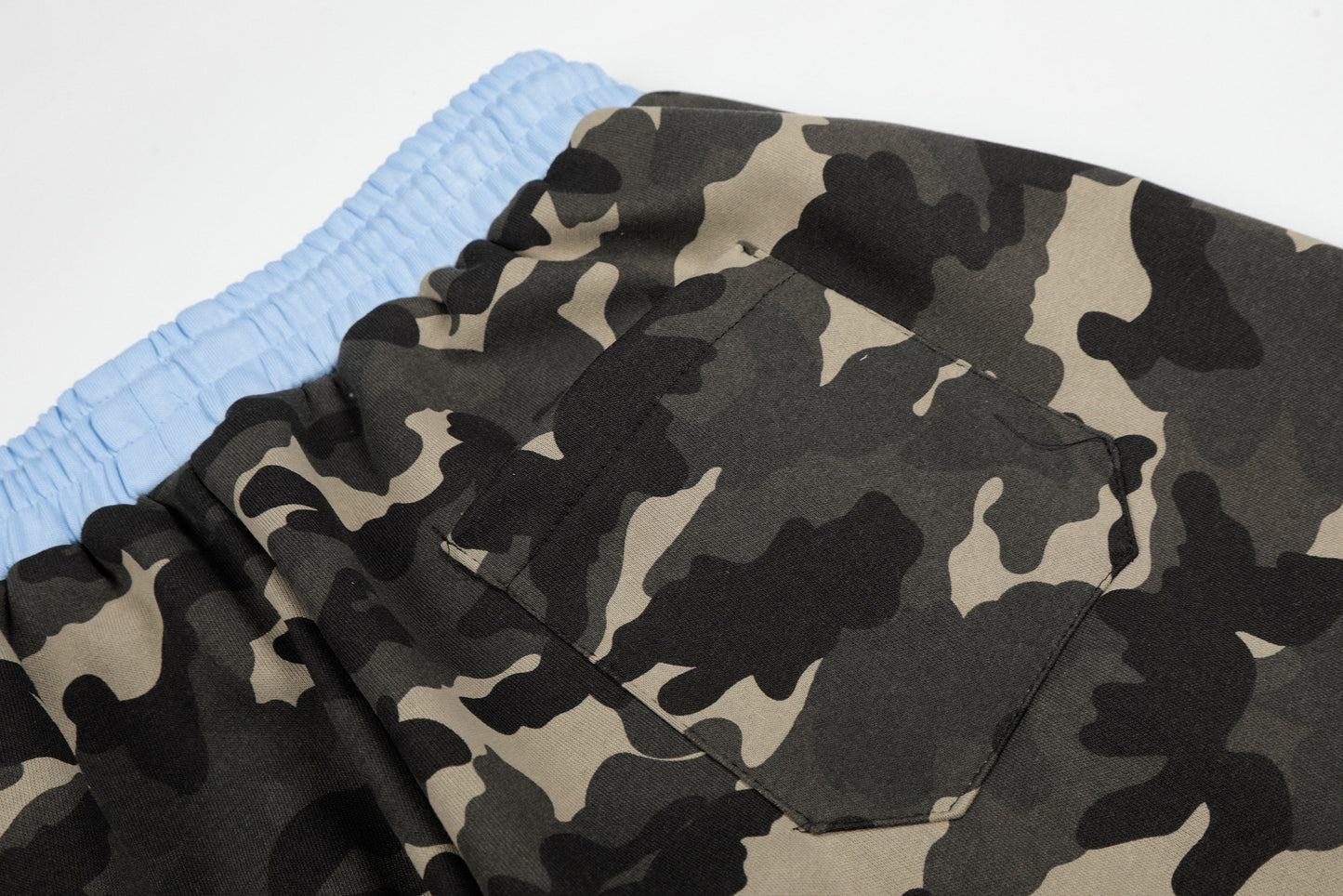CapCabin Graphic Camo Wide-Leg Sweatpants