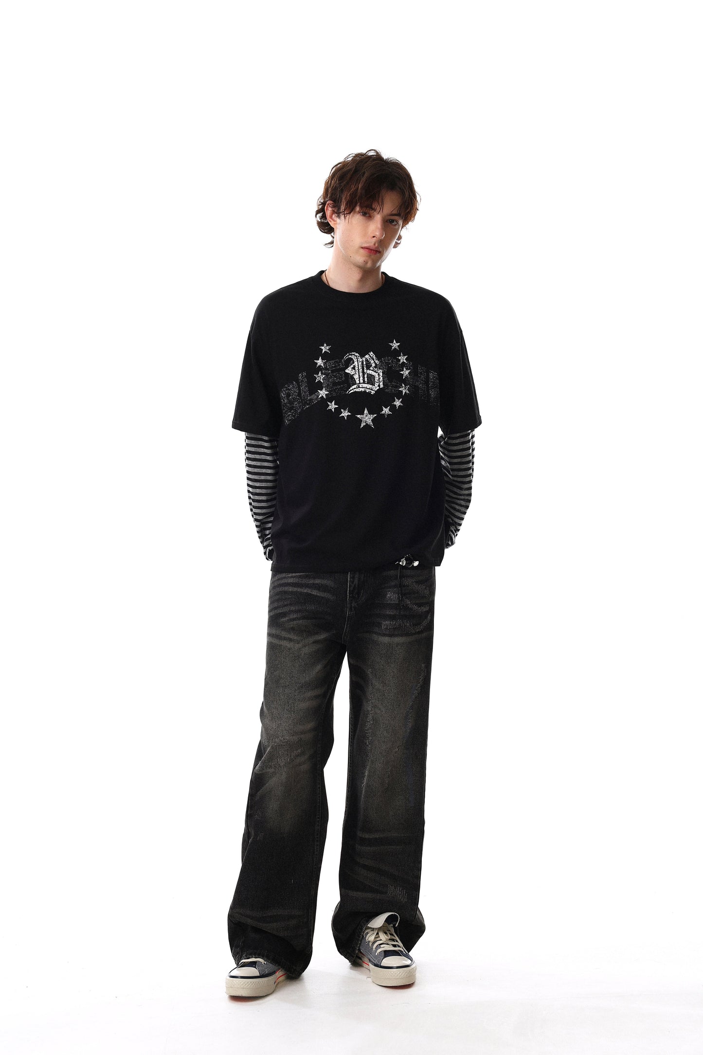 CapCabin Layered Graphic Long Sleeve Tee